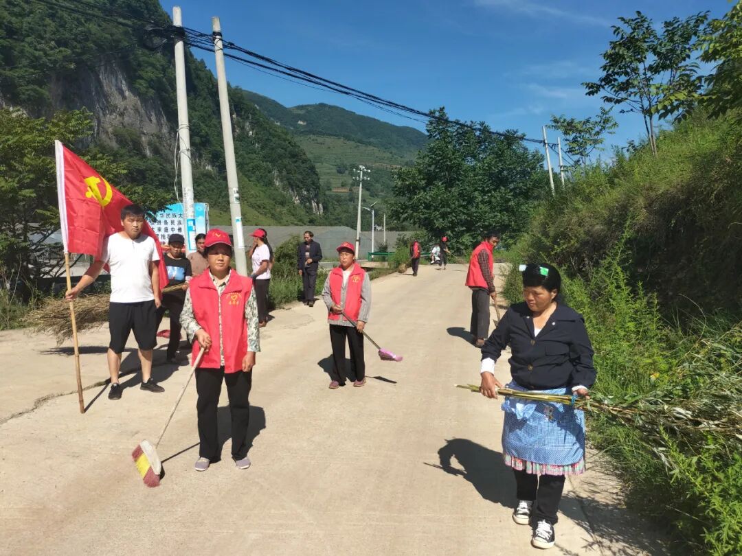 双坪乡开展"环境卫生集中整治日"活动