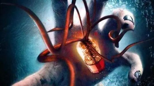 佳钓尼渔具以为大鱼游过来准备抛竿结果差点被红色血雾吓哭