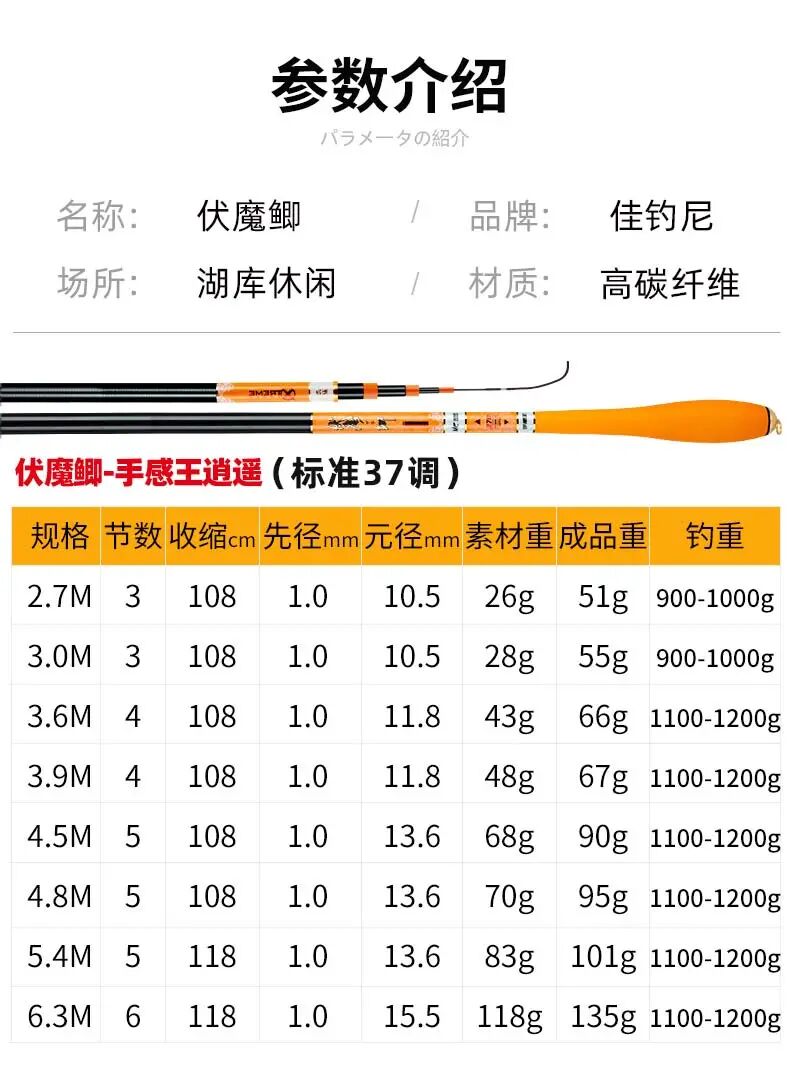 佳钓尼渔具手感好过女朋友的伏魔鲫手感王你值得拥有