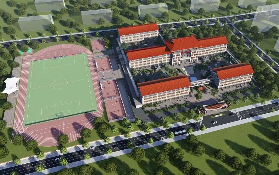 李沧实验初中规划方案公示 54个教学班