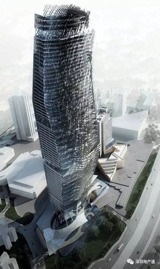 华侨城里第一座300米,超60层高楼开建了(效果图曝光)