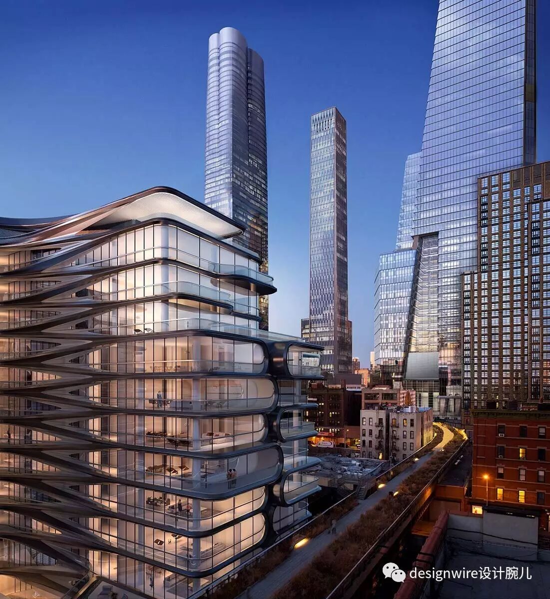 zahahadid纽约第一个住宅设计6月即将揭幕