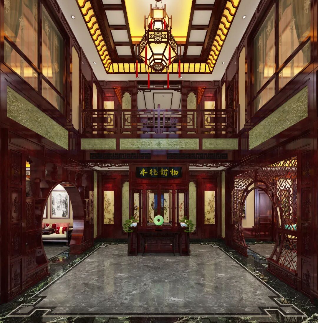 赏析古风深邃的中式装修别墅，发现其中蕴藏的幽美！