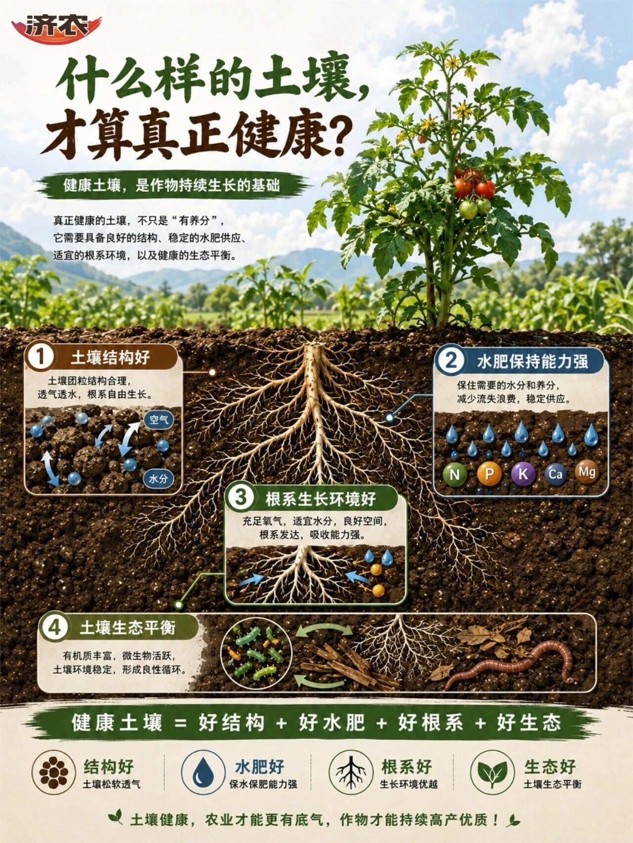 济农NEXT｜什么样的土壤，才算真正健康？(图1)
