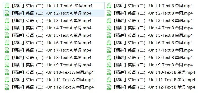 自考英语二绿皮书《单词默写本》