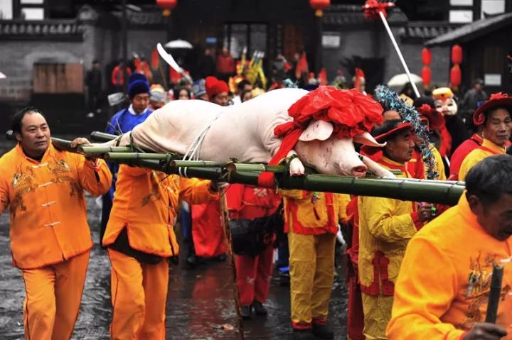 年猪祭祀"体验传统手工制作粮油豆腐乡味乡音大戏台精彩演出2017年12