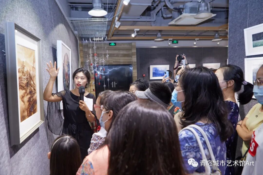 艺术馆|「金枝玉叶——孙晓燕·曹溶萱水彩作品双人展」在青岛出版艺术馆惊艳开展~