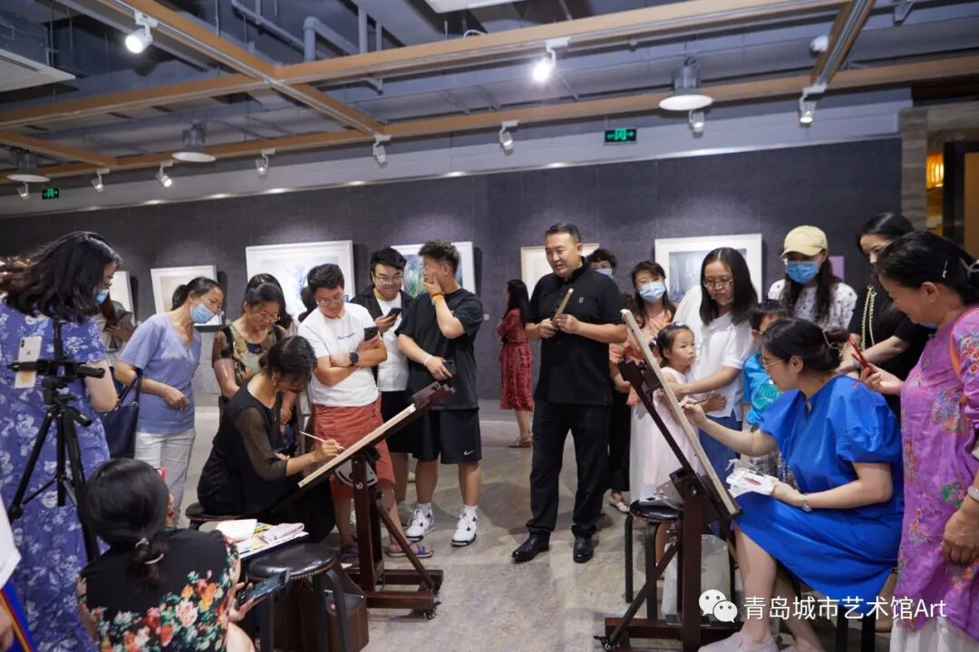 艺术馆|「金枝玉叶——孙晓燕·曹溶萱水彩作品双人展」在青岛出版艺术馆惊艳开展~