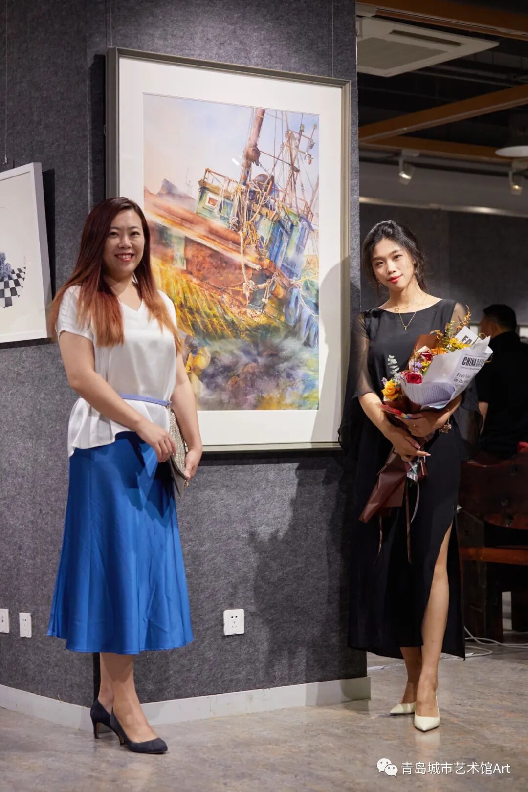 艺术馆|「金枝玉叶——孙晓燕·曹溶萱水彩作品双人展」在青岛出版艺术馆惊艳开展~