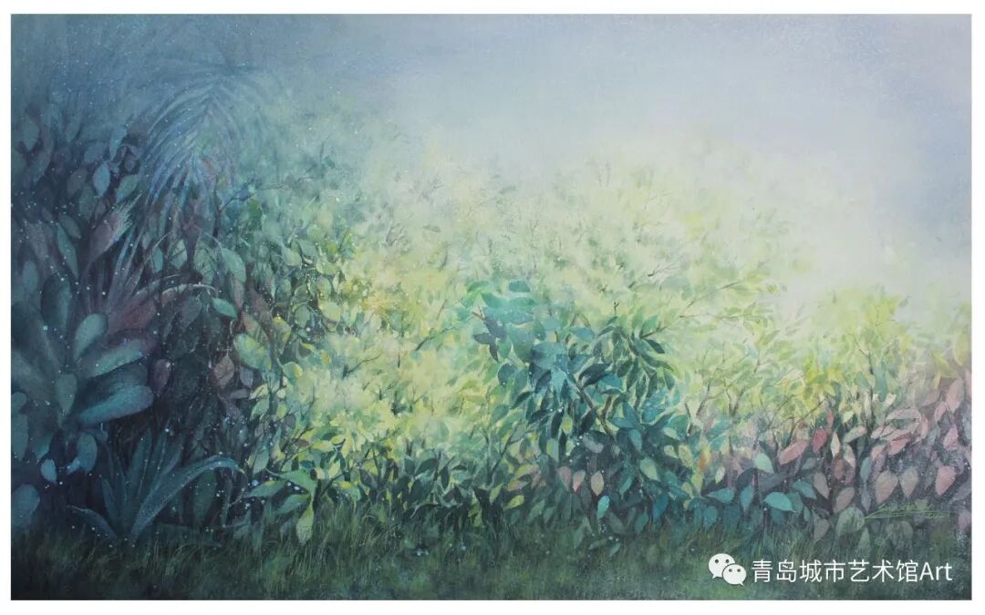 艺术馆|「金枝玉叶——孙晓燕·曹溶萱水彩作品双人展」在青岛出版艺术馆惊艳开展~