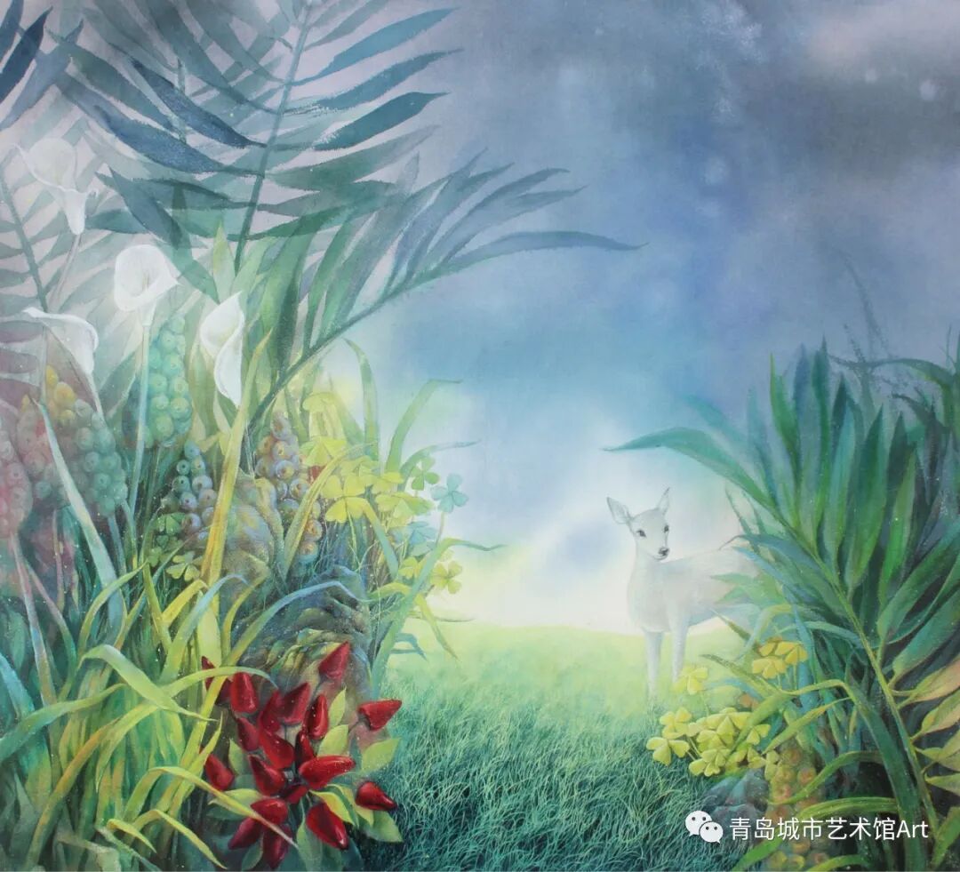 艺术馆|「金枝玉叶——孙晓燕·曹溶萱水彩作品双人展」在青岛出版艺术馆惊艳开展~