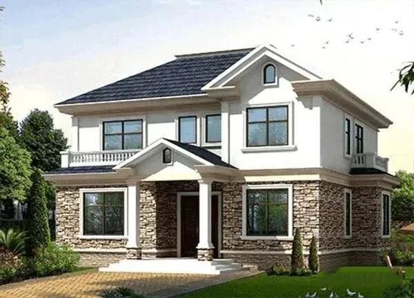 5套二层别墅图纸，男女老少都爱倍长脸，第三套当之无愧年度爆款