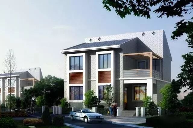 两套农村别墅，占地100多平，农村最美的房子！