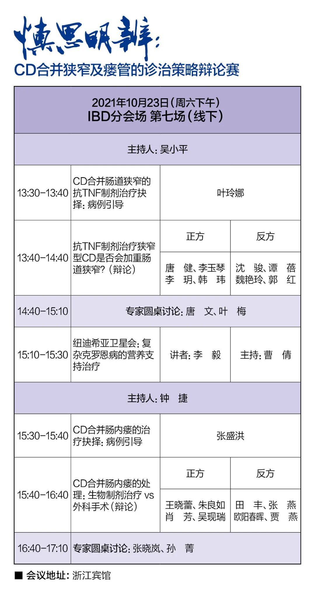 2021杭州消化疾病及消化内镜高峰论坛最新亮点 日程先睹为快 全网搜