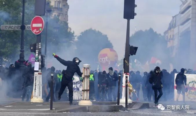 , 法国你怎么了系列 | 1200名黑衣蒙面人混入五一游行，砸个麦当劳，烧个咖啡馆，正当诉求变成暴动&#8230;., My Crazy Paris