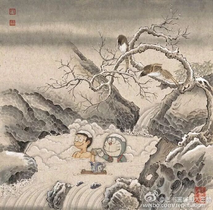 百姓生活故事 | 二次元穿越古书画插图2