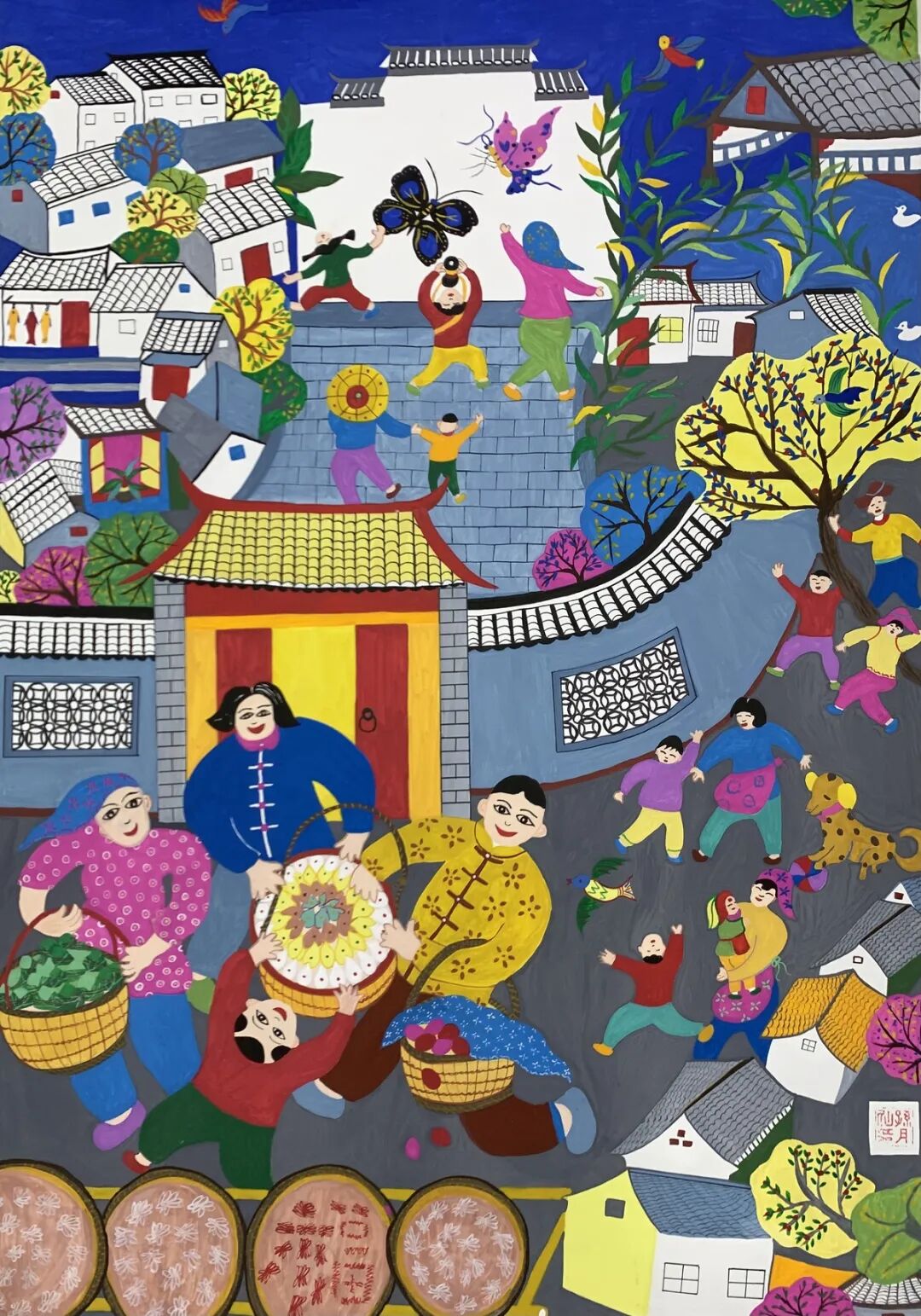 9幅作品入选省展象山农民画艺术家笔下的共富场景这样美