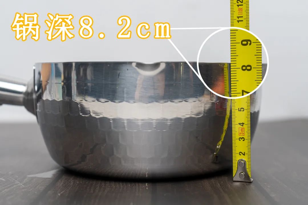 味塔WISETOP日式雪平锅,日剧御用锅,雪花锤纹430不锈钢、锅壁1毫米、加热快、重量轻;导流槽、倒汤不洒;带刻度、用量可控 味塔WISETOP日式雪平锅,日剧御用锅,雪花锤纹430不锈钢、锅壁1毫米、加热快、重量轻;导流槽、倒汤不洒;带刻度、用量可控