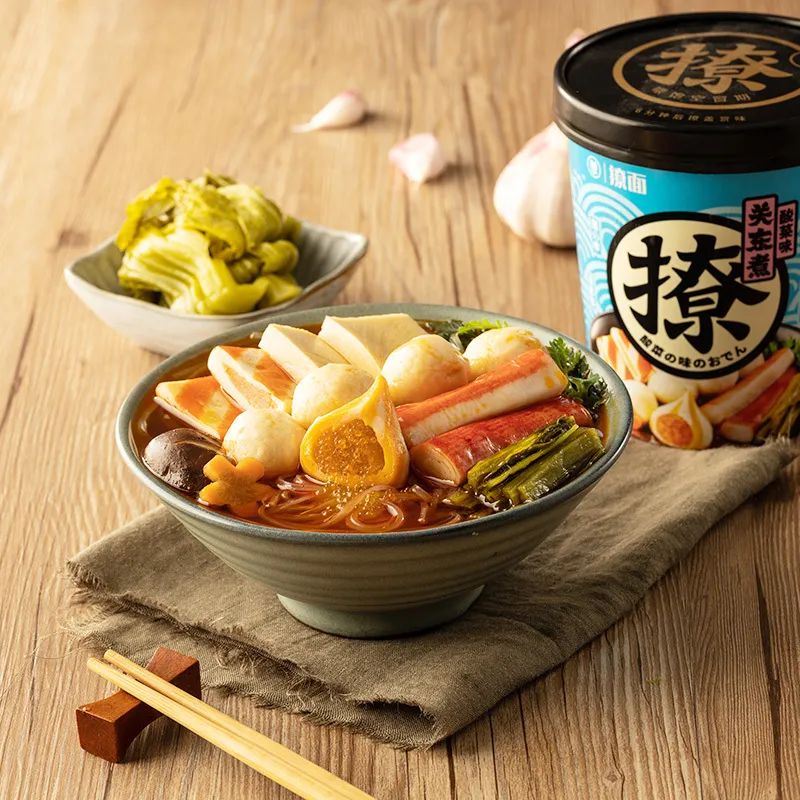 单身粮撩面系列关东煮。深海优质食材鱼丸、蟹排、蟹柳、海胆包、鱼豆腐+纯正红薯粉+慢炖浓香汤底,宵夜必吃的日式美食! 单身粮撩面系列关东煮。深海优质食材鱼丸、蟹排、蟹柳、海胆包、鱼豆腐+纯正红薯粉+慢炖浓香汤底,宵夜必吃的日式美食!