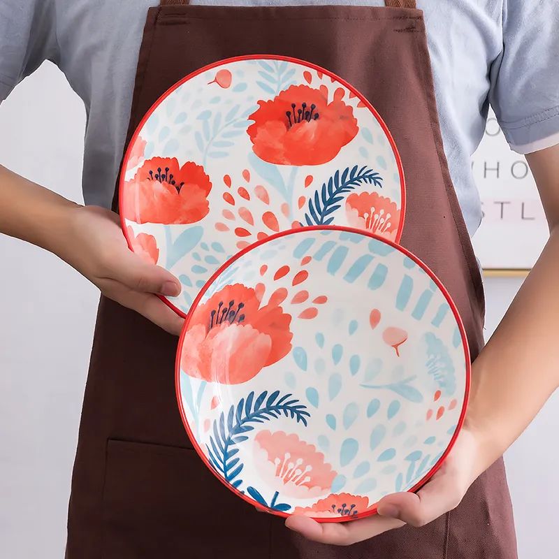 红花餐具18件套,松发瓷器荣誉出品,专为国家级会议提供国宴用瓷和礼品瓷!骄傲的使用“当代官窑”吃饭,让你的家更显档次 红花餐具18件套,松发瓷器荣誉出品,专为国家级会议提供国宴用瓷和礼品瓷!骄傲的使用“当代官窑”吃饭,让你的家更显档次