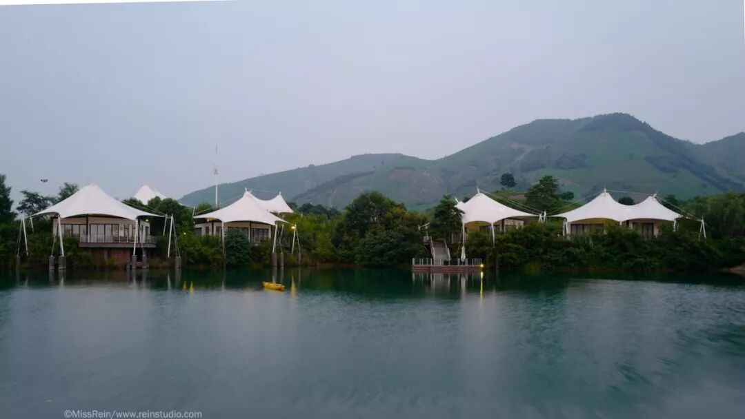 茶园湖畔鸟虫鸣一顶帐篷度周末