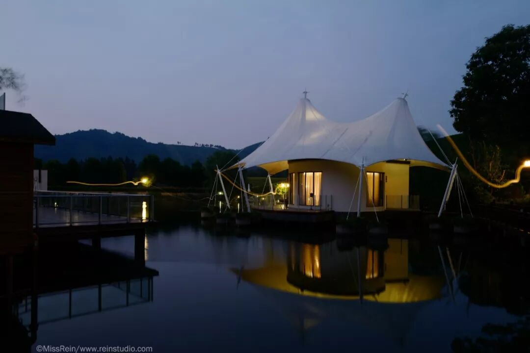 茶园湖畔鸟虫鸣一顶帐篷度周末