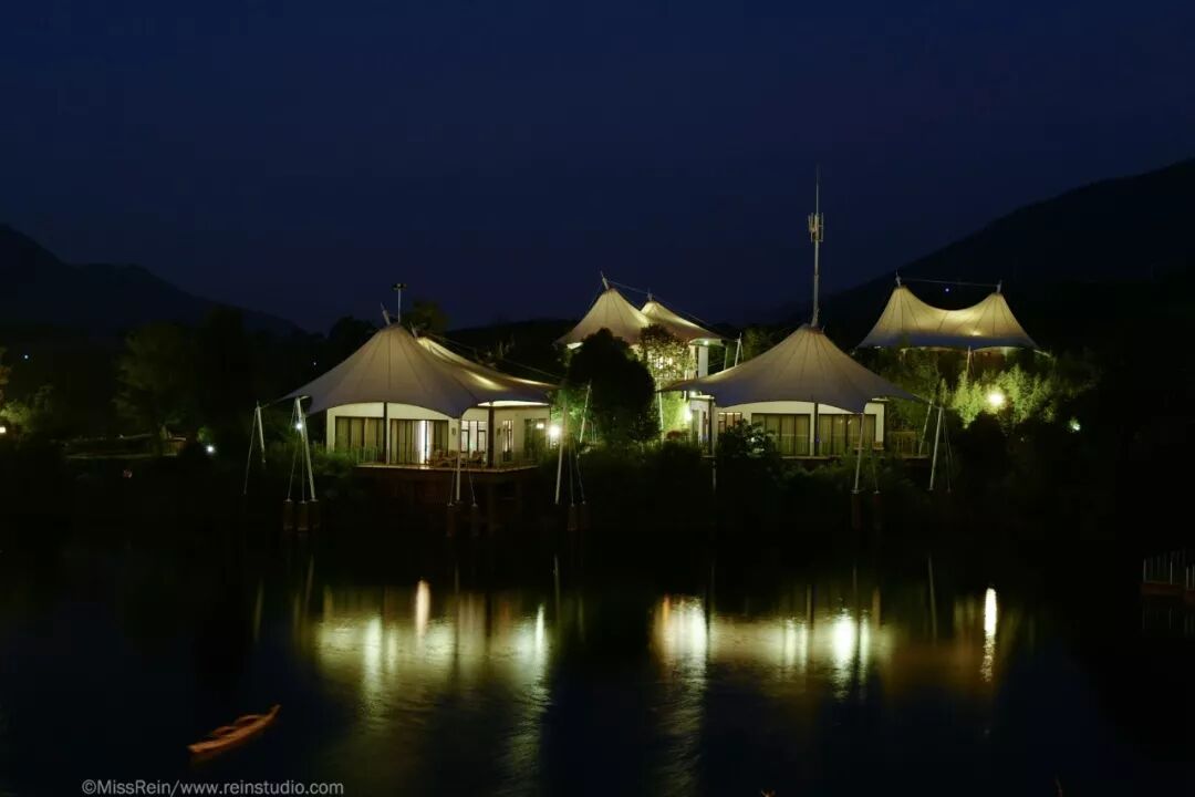 茶园湖畔鸟虫鸣一顶帐篷度周末