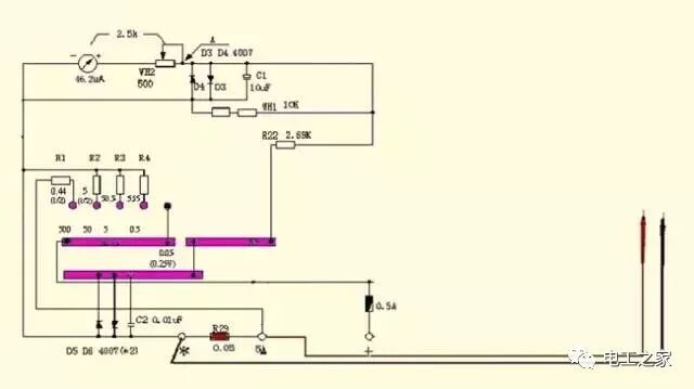 指针式万用表的工作原理的图3