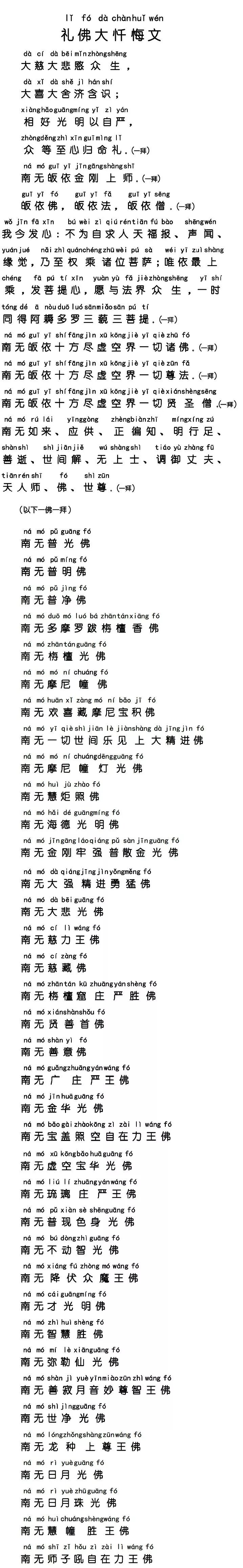 礼佛大忏悔文功效作用 礼佛大忏悔文功效作用 人社网