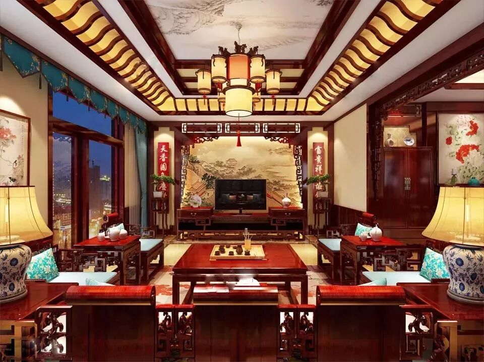 中式装修设计风格，充分体现了中式传统美学的灵魂所在
