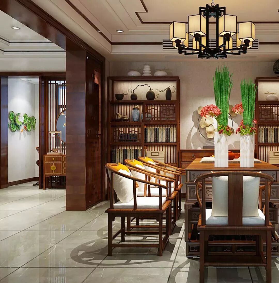 中式红木茶室，方寸间缔造绝美诗意之境!