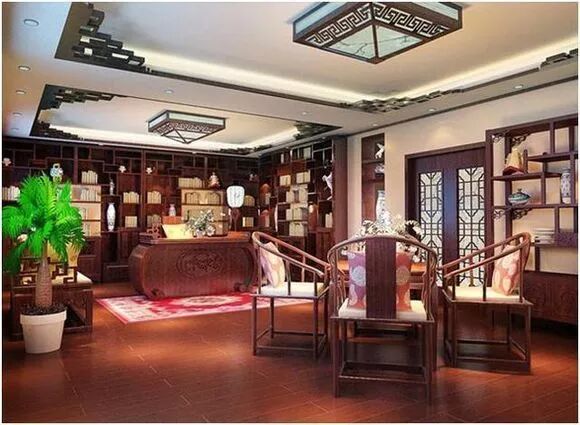 中式整装也可以很浪漫，红木豪宅内景欣赏