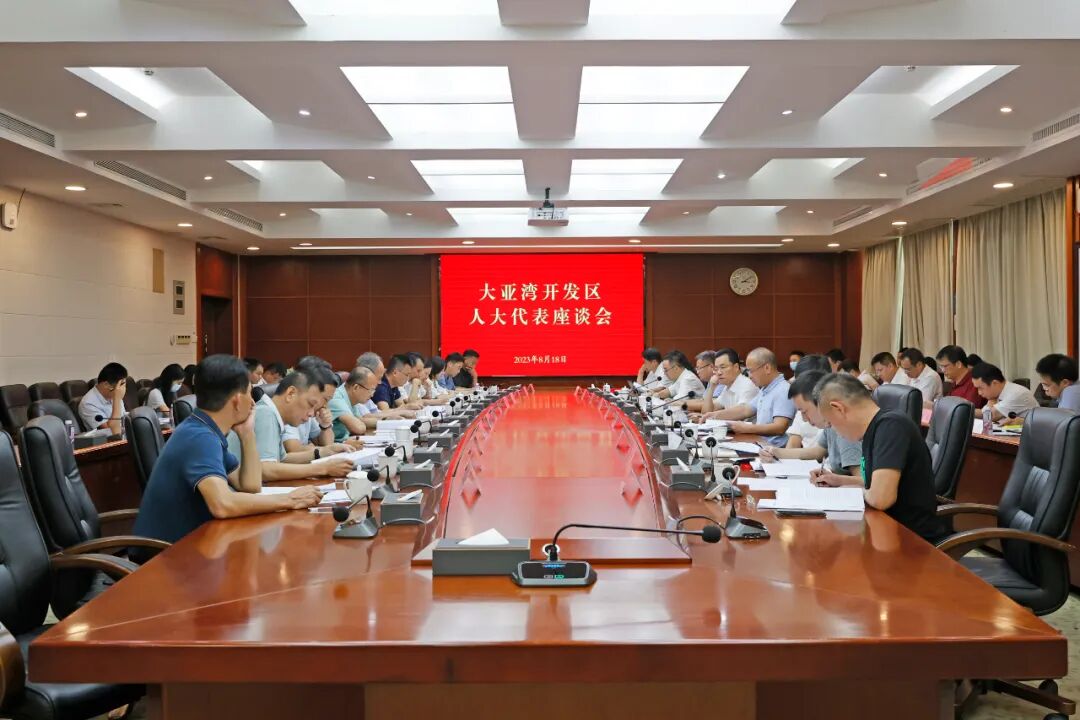大亚湾区人大代表座谈会召开-惠州大亚湾经济技术开发区管理委员会