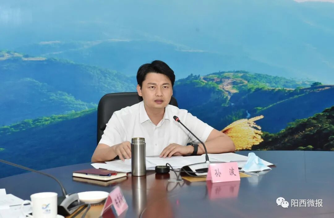 孙波开展企业集中服务月活动并召开书记办公会 -阳西县人民政府网站