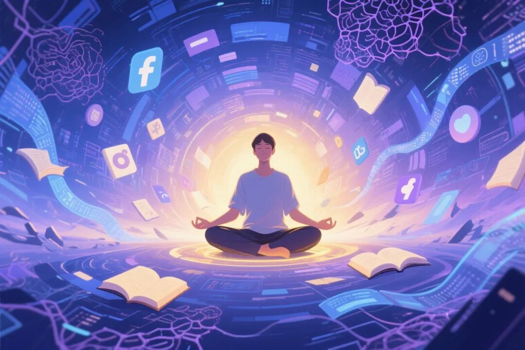 在信息爆炸中寻找内心平静