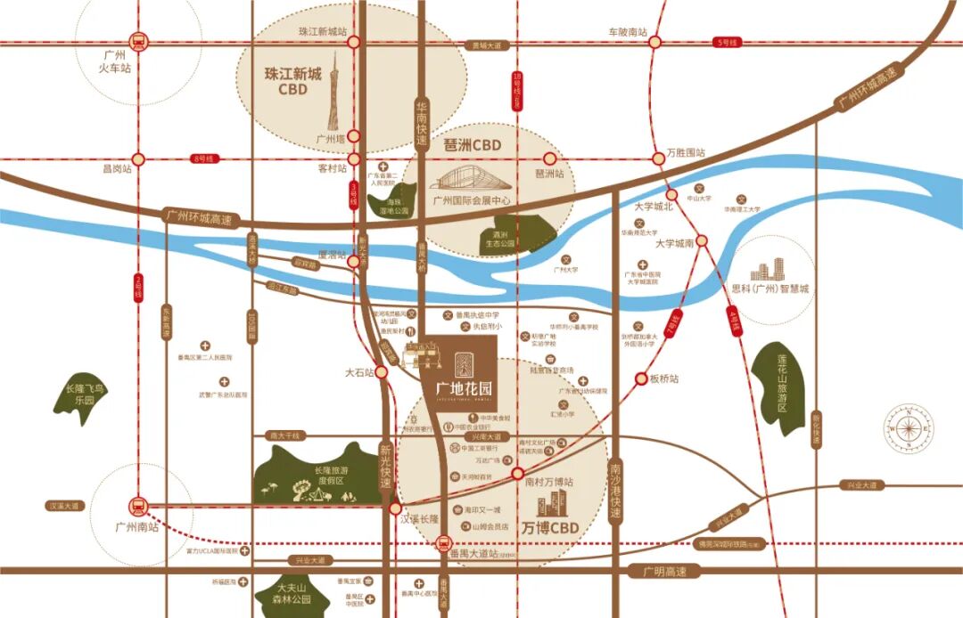 万博这波红利，万博CBD新盘广地花园新组团受益！