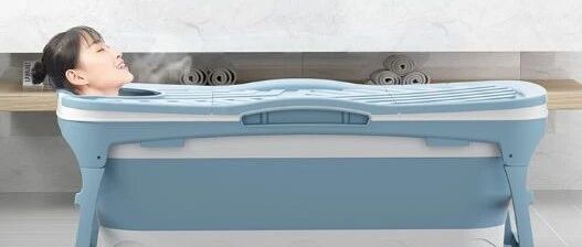 想泡澡，没浴缸？折叠泡澡桶三步折叠不占位，冬日里的最高享受！