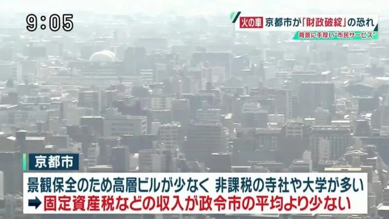 京都市长宣言 10年内京都就会破产 柠檬资讯