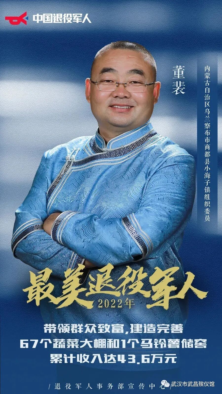 骄傲！2022年度“最美退役军人”公布！_新闻动态_武汉市武昌殡仪馆