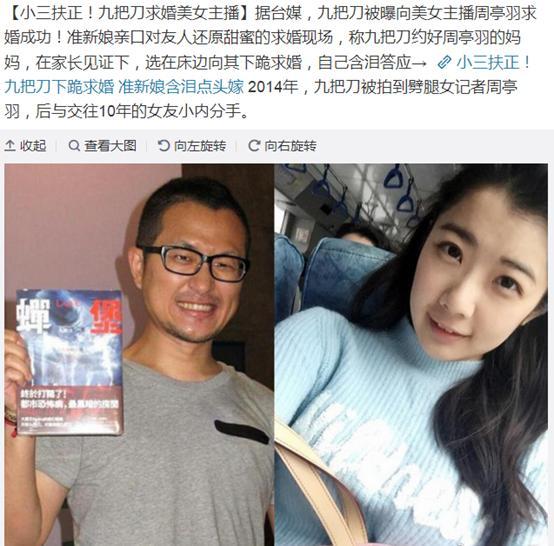 ä¹æŠŠåˆ€æ±‚å©šæˆåŠŸ å¥³æ–¹å°ä¸‰ä¸Šä½æ­ç¥•åŠˆè…¿äº‹ä»¶å§‹æœ« åœˆå¤–è©•è«–äºº å¾®æ–‡åº«