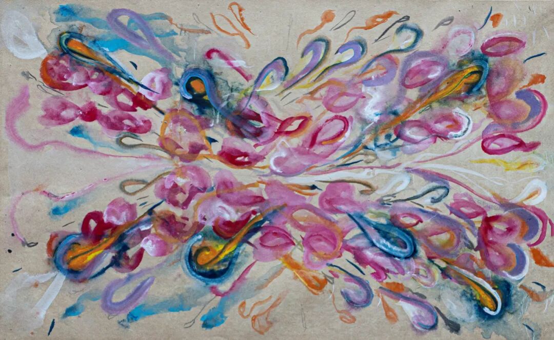 Mirsada&nbsp;Baljic&nbsp;米莎达·巴尔吉（波黑）《夏日的花》纸质 47cm×77cm