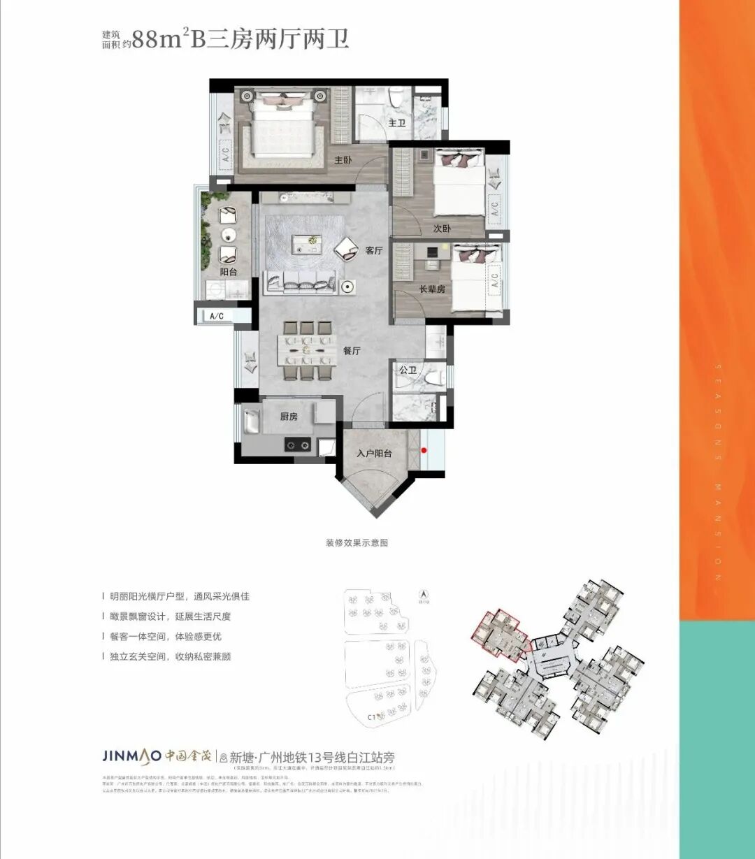 降价了吗？金茂万科都会四季加推，总价138万起！