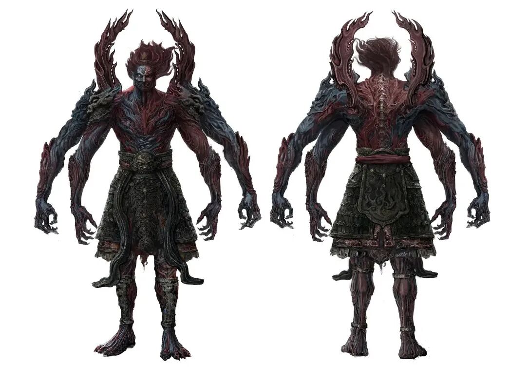 赤发鬼,黑甲,红甲武士的造型灵感来源于哪里?