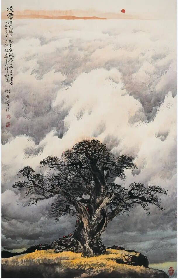 军旅画家庞泰嵩在海南逝世,另辟蹊径"见笔云"独步画坛