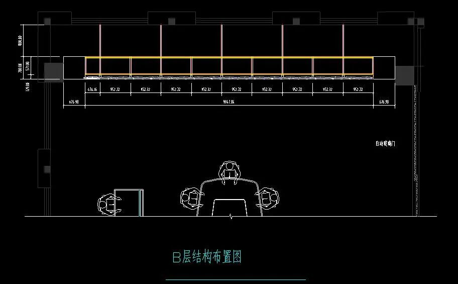 室內LED顯示屏與室外LED顯示屏安裝大樣圖，CAD格式的圖5