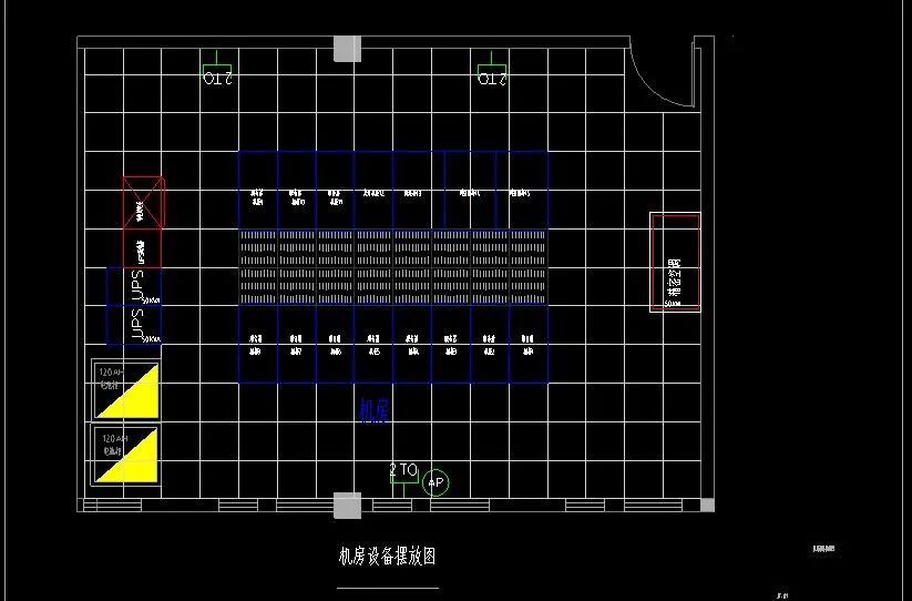 一套的弱电机房工程施工图纸，29张图详细介绍机房施工内容的图5