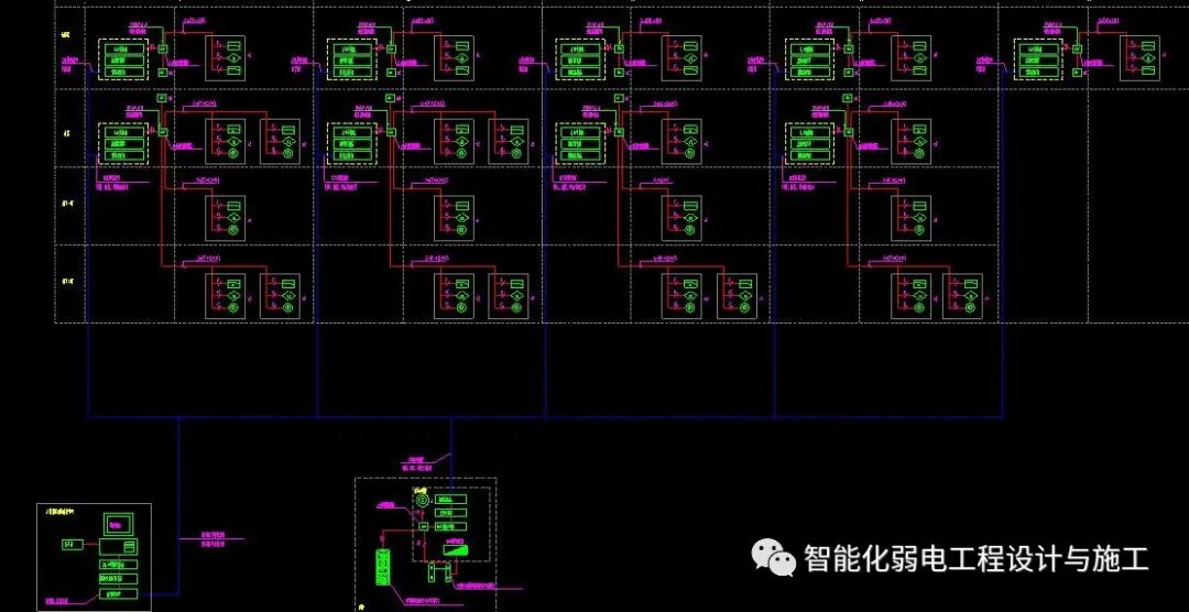 一套智能化弱電工程系統圖，CAD格式，繪圖素材的圖39