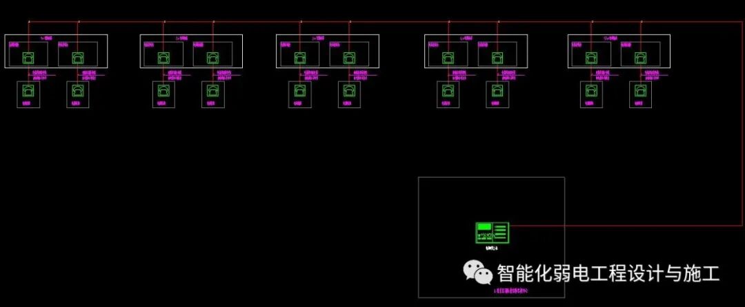 一套智能化弱電工程系統圖，CAD格式，繪圖素材的圖38
