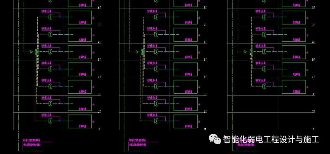 一套智能化弱電工程系統圖，CAD格式，繪圖素材的圖9