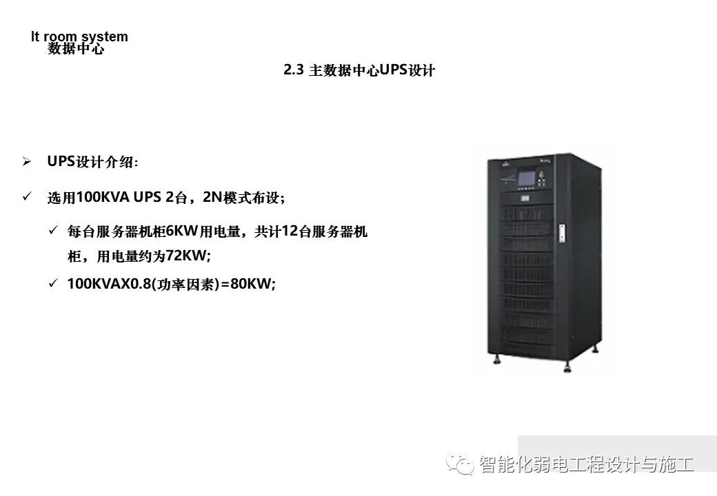 一套詳細的機房工程設計方案，PPT講解的圖24